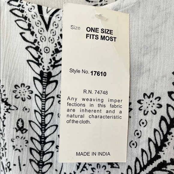 Just Cruising cover up dress free size - Picture 4 of 7